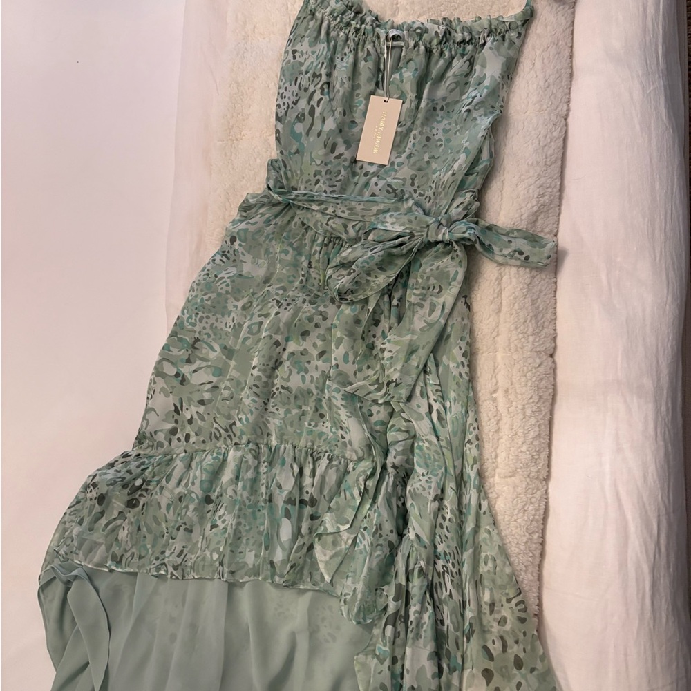 New Ramy Brook Printed Neve Strapless Maxi Dress Julep - Picture 8 of 9